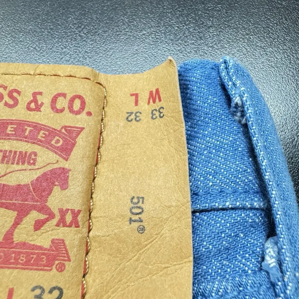 VTG Levi’s Rare Tag Misprint White Oak Series Denim Collector 1032 Made In Mexic